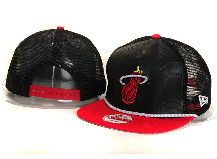 Miami Heat Mesh Snapback Hat YS